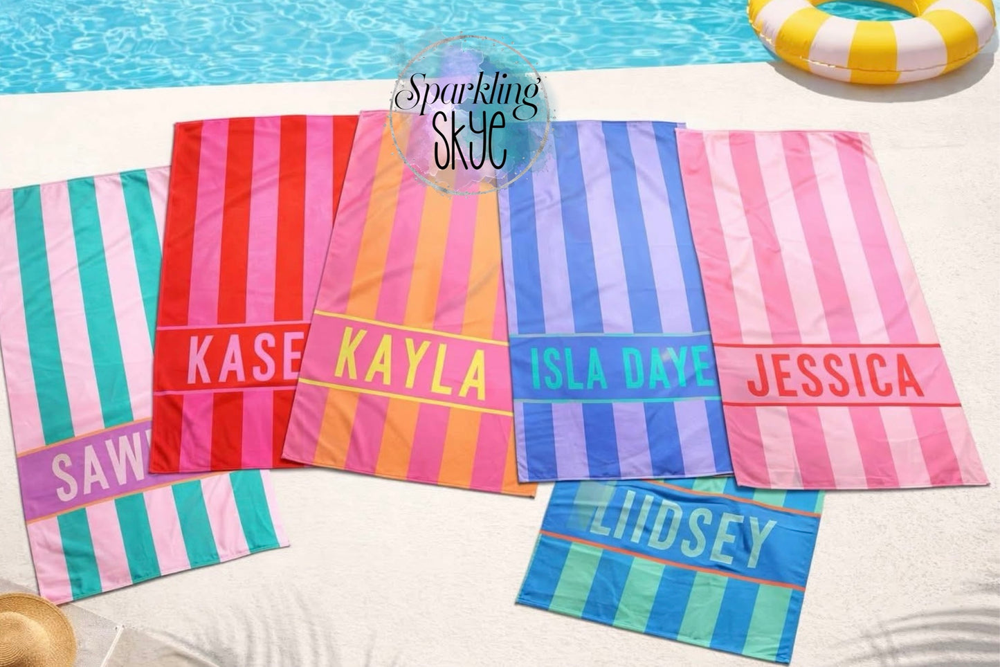 Cabana Stripe Beach Towels