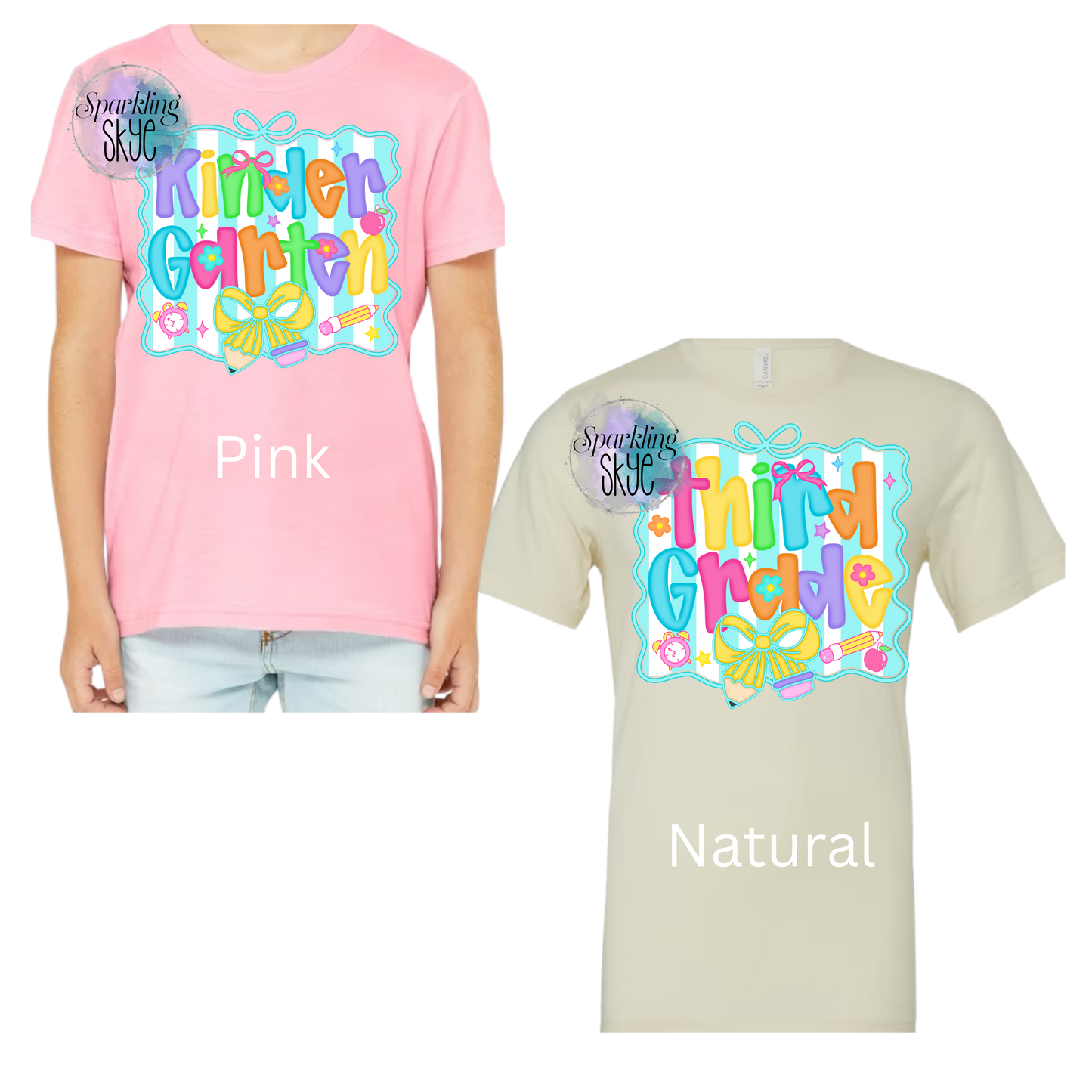 Preppy Back to School (Bella Canvas) Tees (Adult)