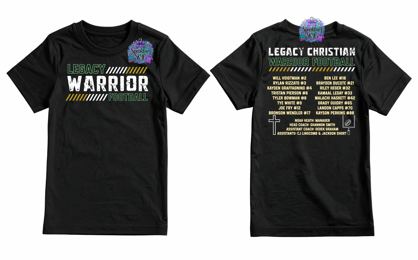 Legacy Warriors Football 26/27 Tee (Youth & Toddler Sizes)