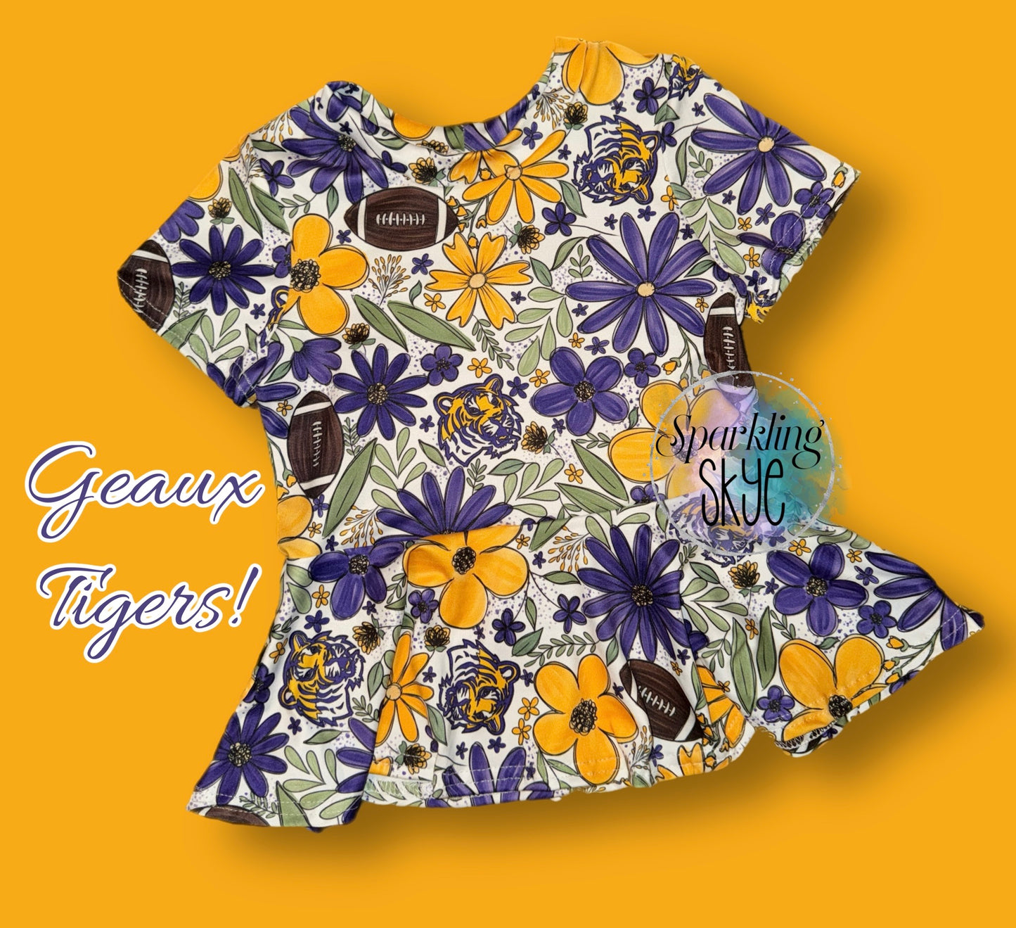 5T LSU Peplum