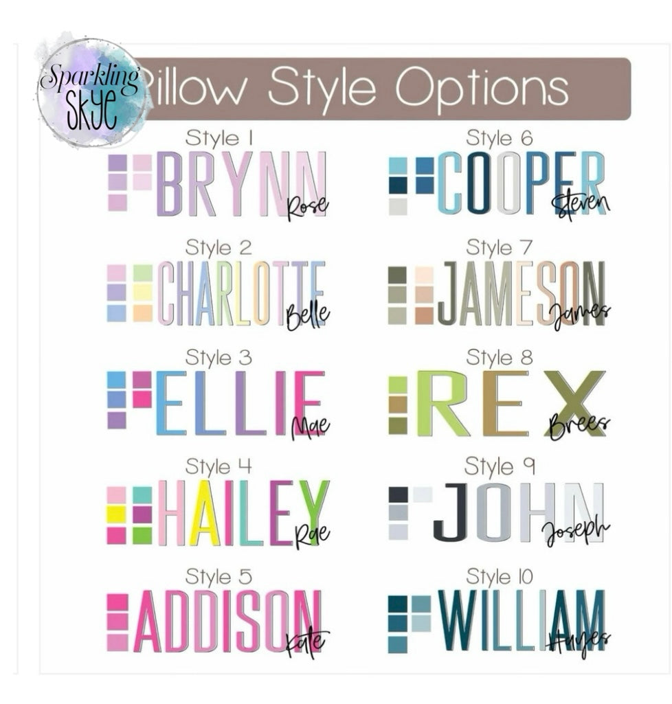 Personalized Pillows