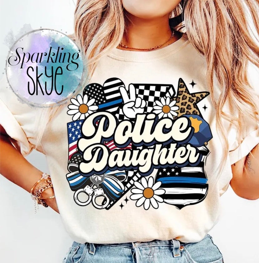 Police Daughter Tee (Youth & Toddler Sizes)