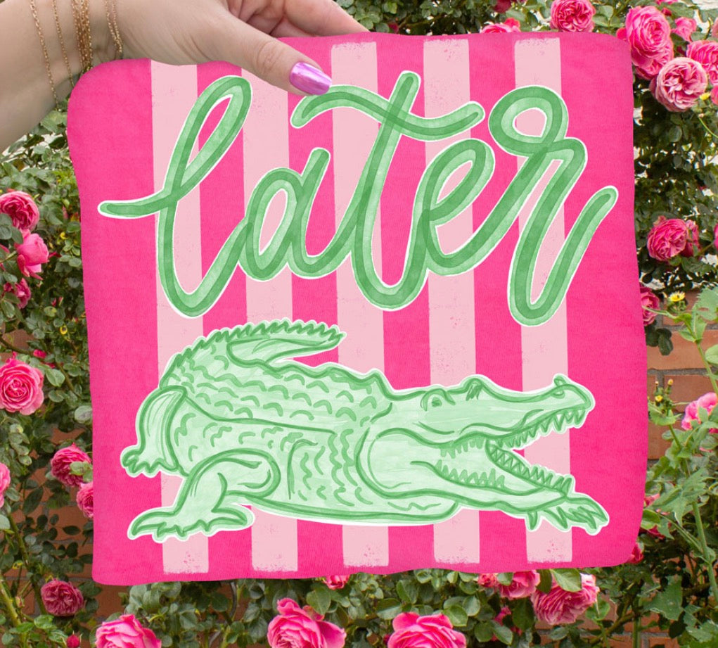 Later Gator (Bella Canvas) Tees (Youth & Toddler Sizes)