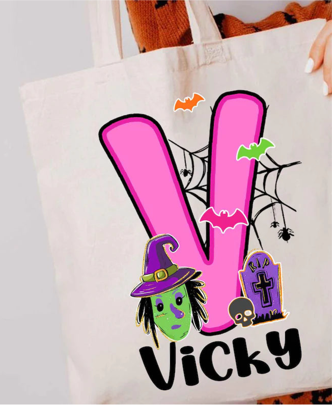 Letter/Name Tote Bag