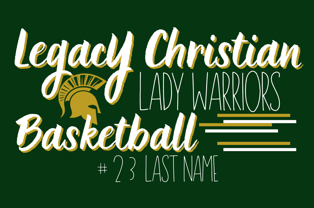 Lady Warrior Basketball 25/26 Tees (Youth & Toddler Sizes)