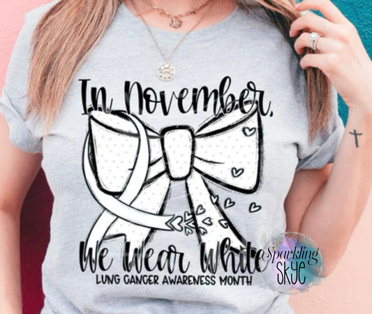 Lung Cancer Awareness Tee (Adult)