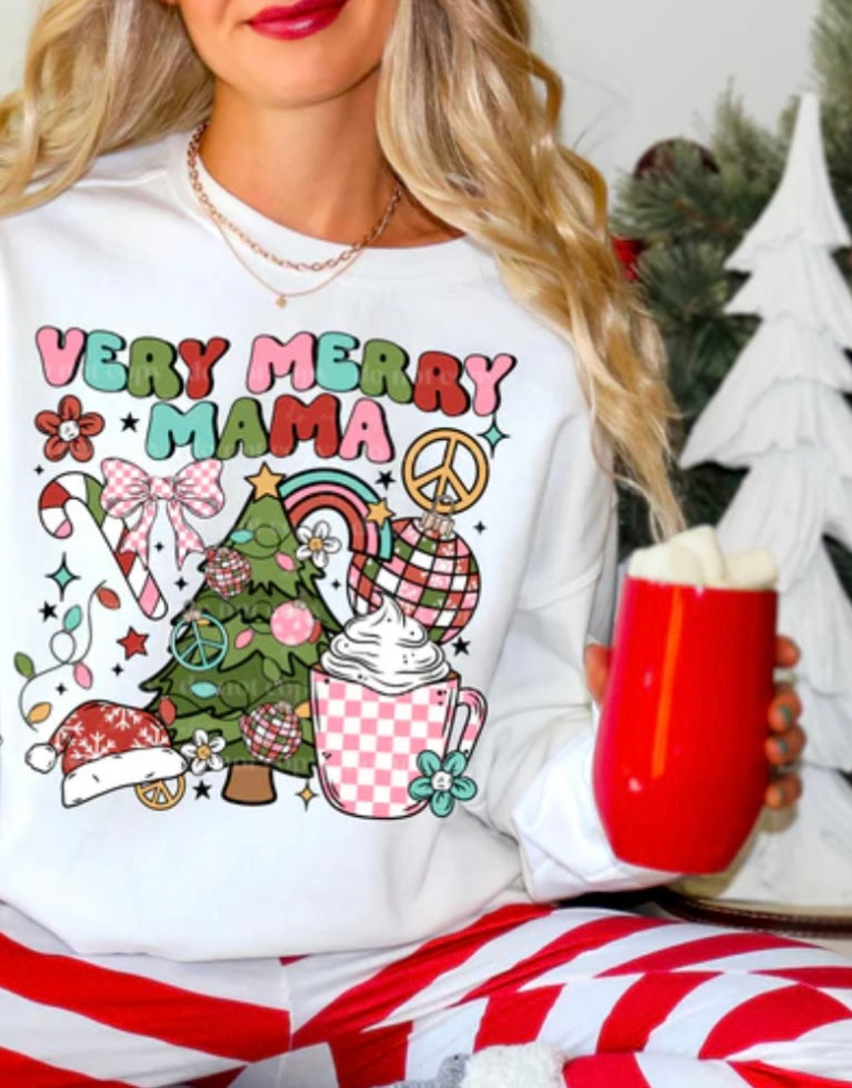 Very Merry Mama Tee (Adult)