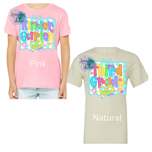 Preppy Back to School (Bella Canvas) Tees (Youth & Toddler Sizes)