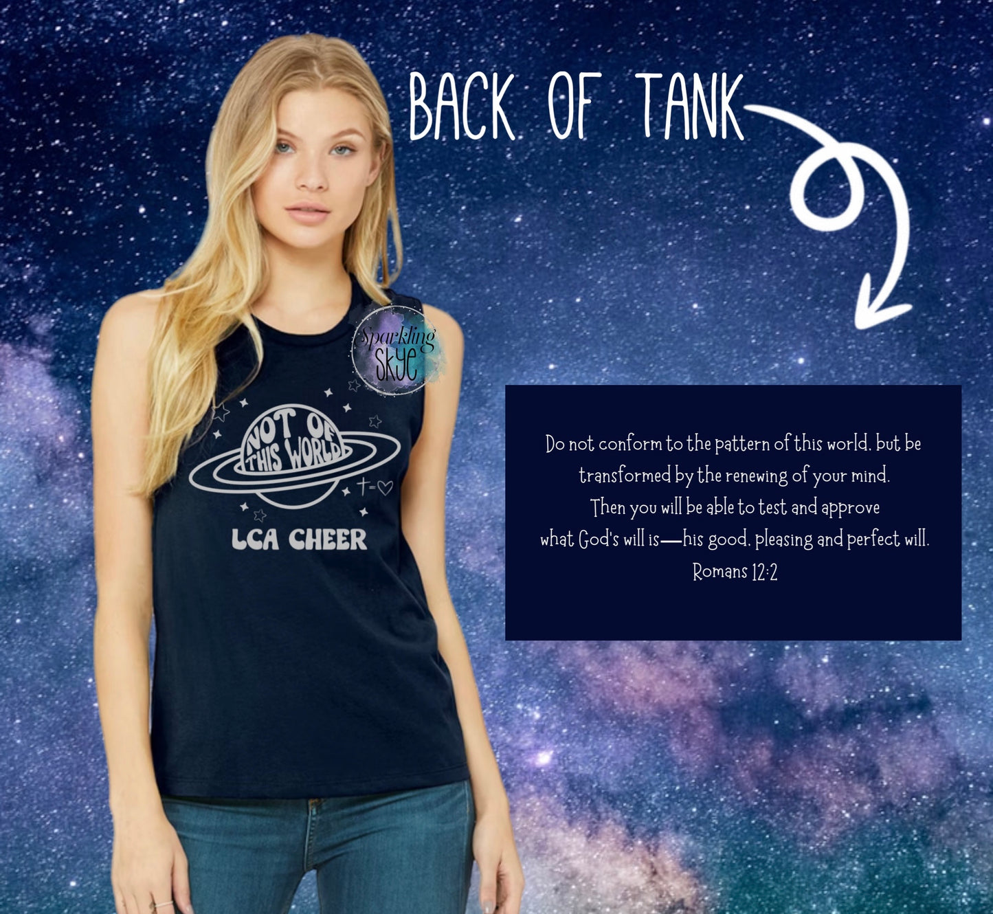 LCA Cheer Tank (Navy)
