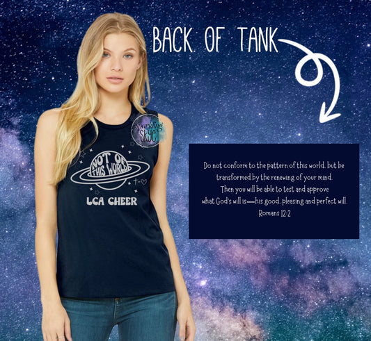 LCA Cheer Tank (Navy)