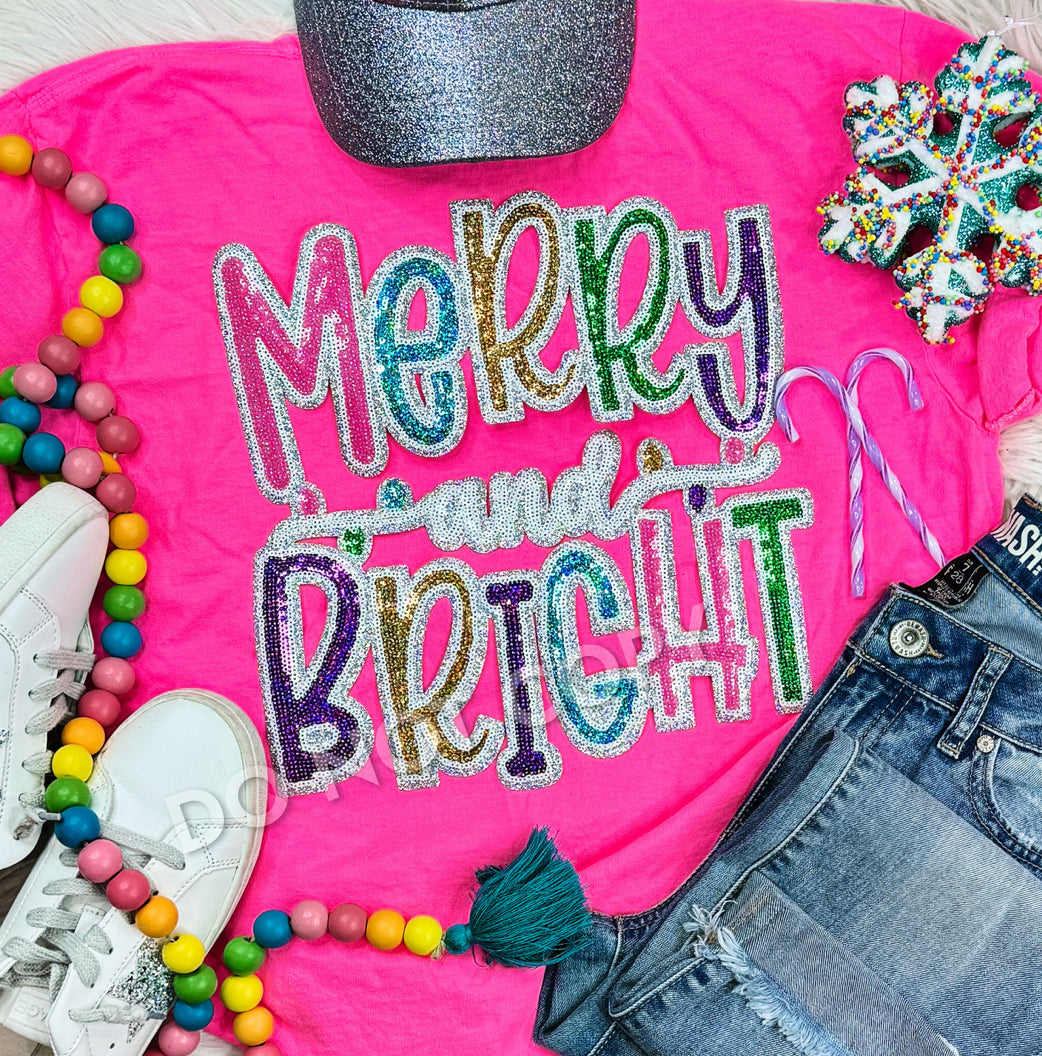 Merry & Bright T-shirt (Adult)