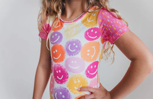 Bright Smiley Leotard