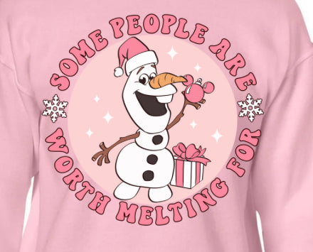 Worth Melting For Sweatshirt