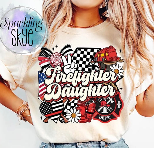 Firefighter Daughter Tee (Youth & Toddler Sizes)