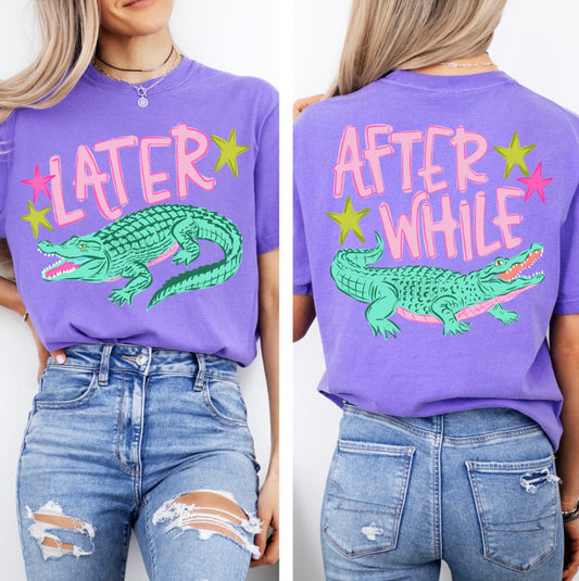 Later Gator, After While Crocodile Tees (Youth & Toddler Sizes)