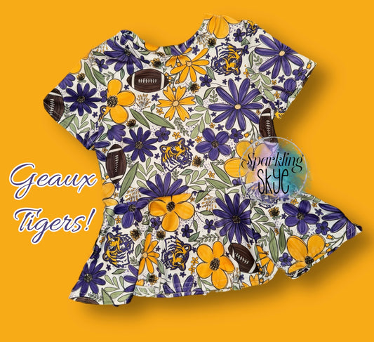 5T LSU Peplum