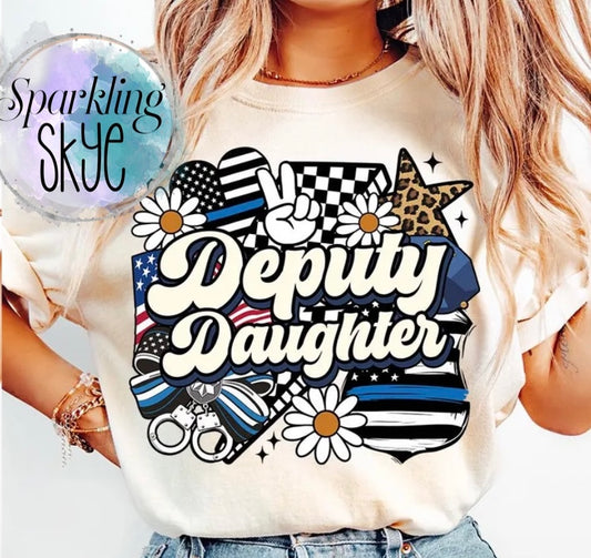 Deputy Daughter Tee (Youth & Toddler Sizes)