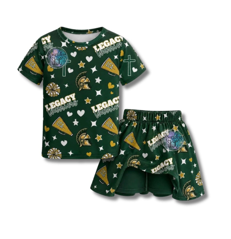 Legacy Sporty Tee Skort Set