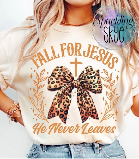 Fall In Love With Jesus Tee (Adult)