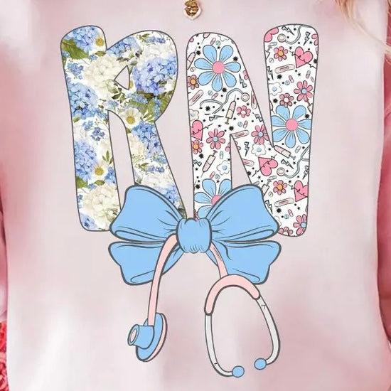 RN, NICU & CNA Floral Tee (Adult)