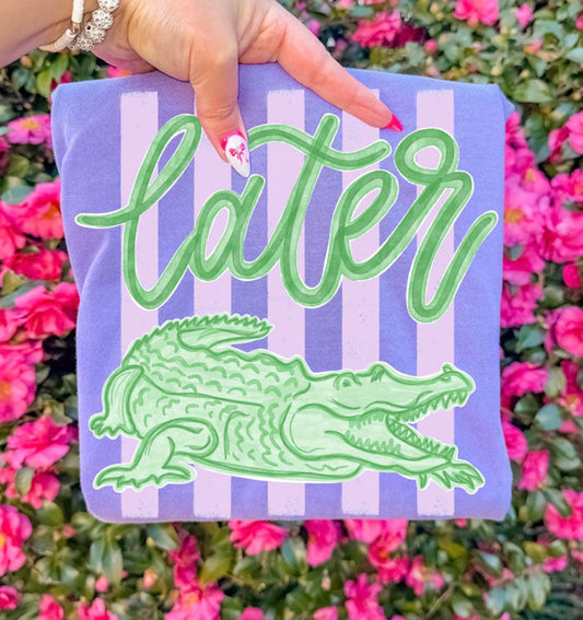 Later Gator (Bella Canvas) Tees (Youth & Toddler Sizes)