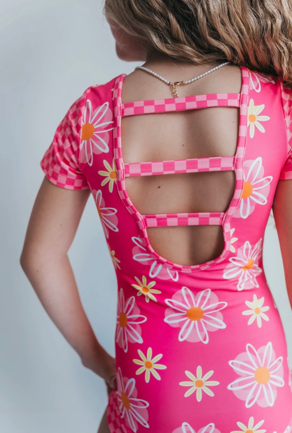 Hot Pink Daisy Leotard