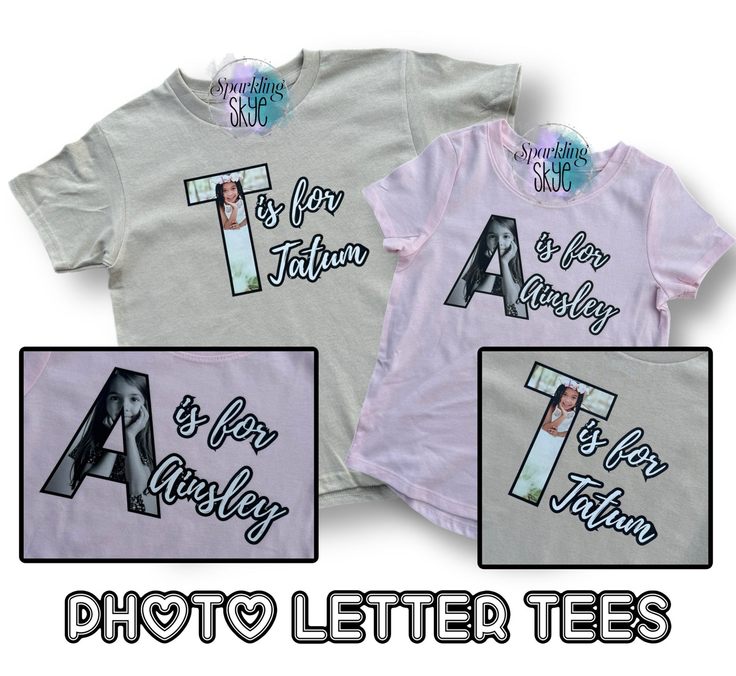 Photo Letter Tees