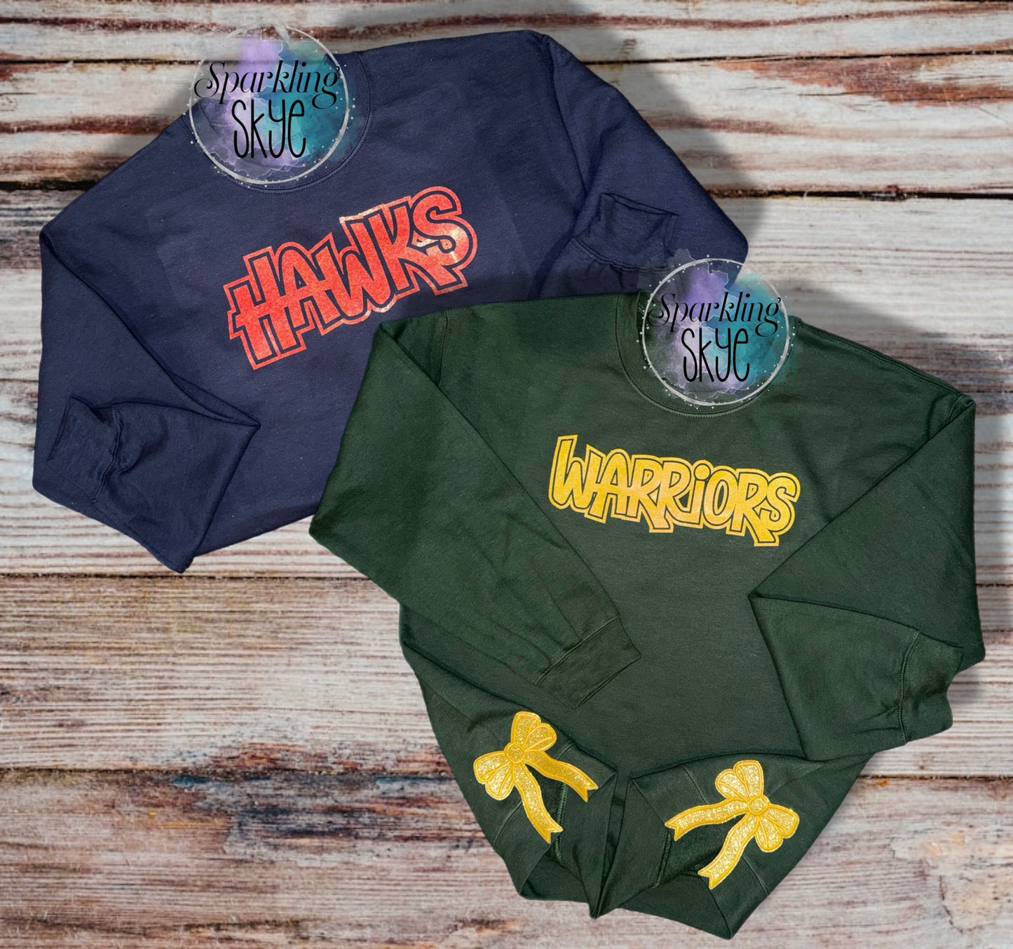 Warriors Side Bow Sweatshirts (Youth)