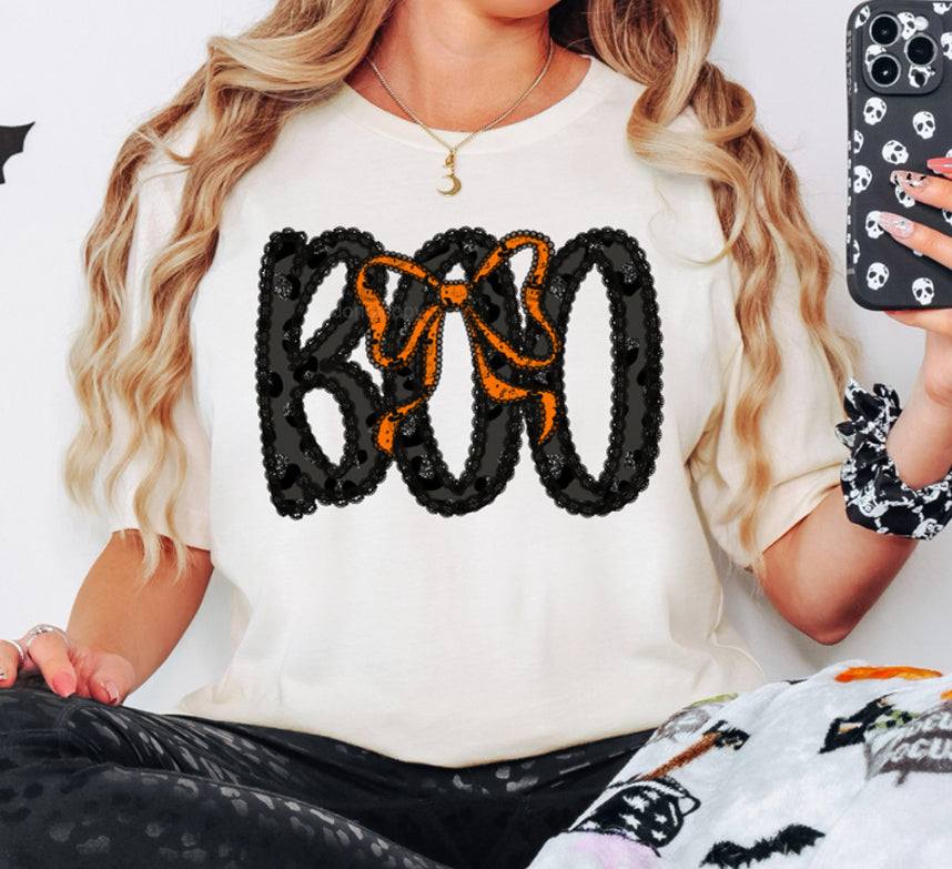 Boo Coquette Tee (Adult)
