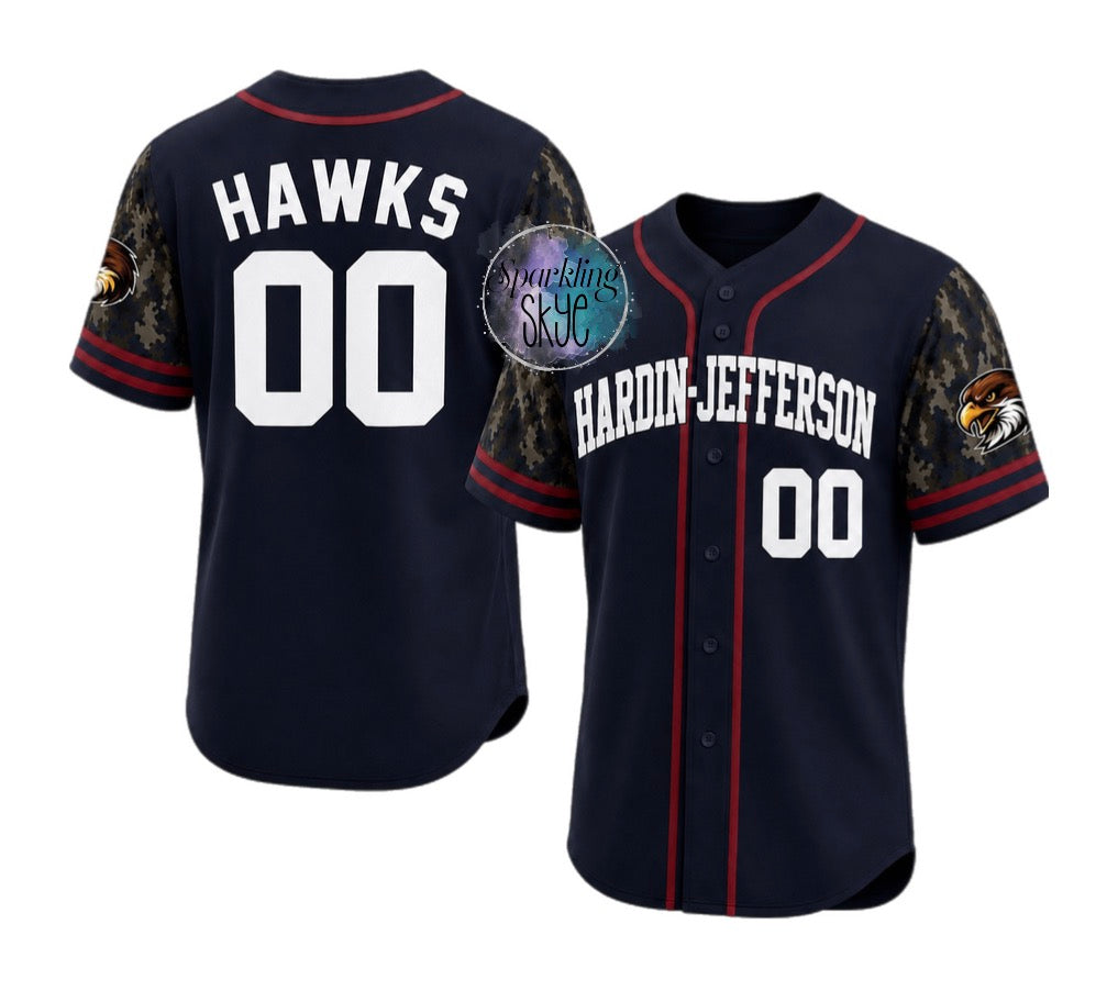 Hardin-Jefferson Camo Sleeve Jersey (Youth)