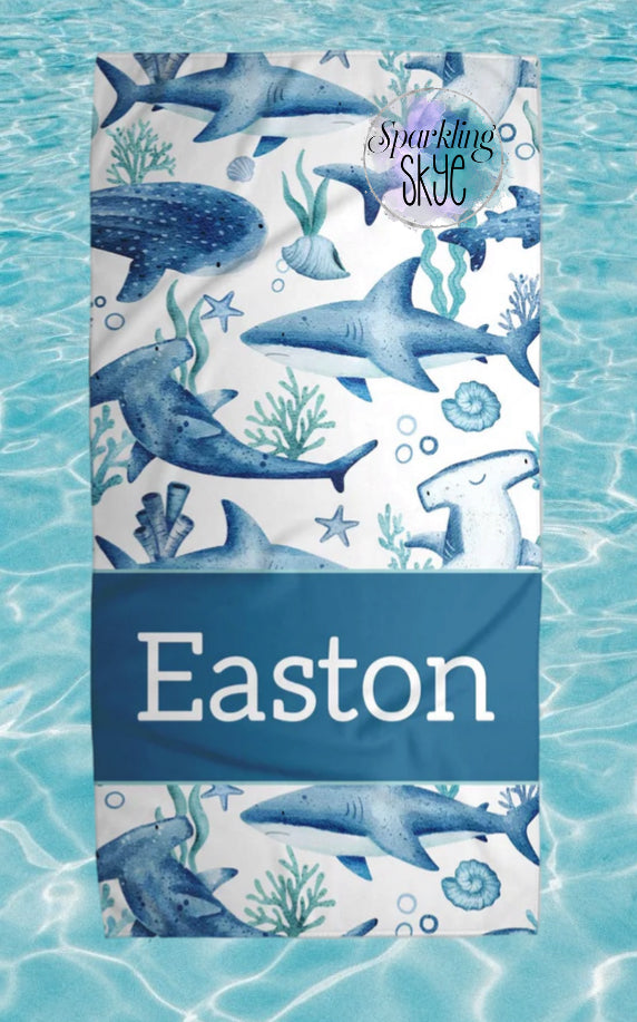 Sharks Beach Towels
