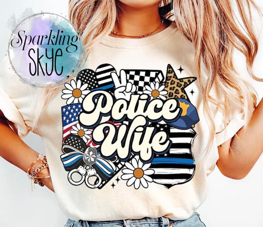 Police Wife Tee (Adult)