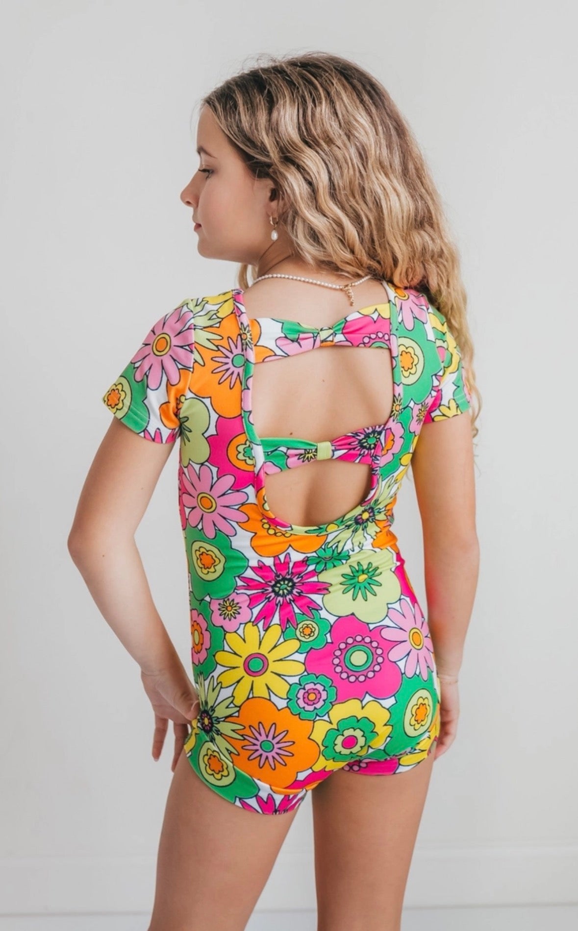 Modern Flower Leotard
