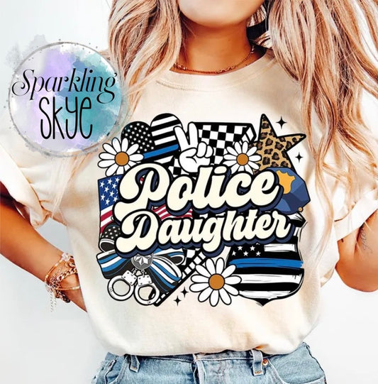 Police Daughter Tee (Youth & Toddler Sizes)