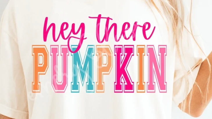Hey There Pumpkin Tee (Adult)