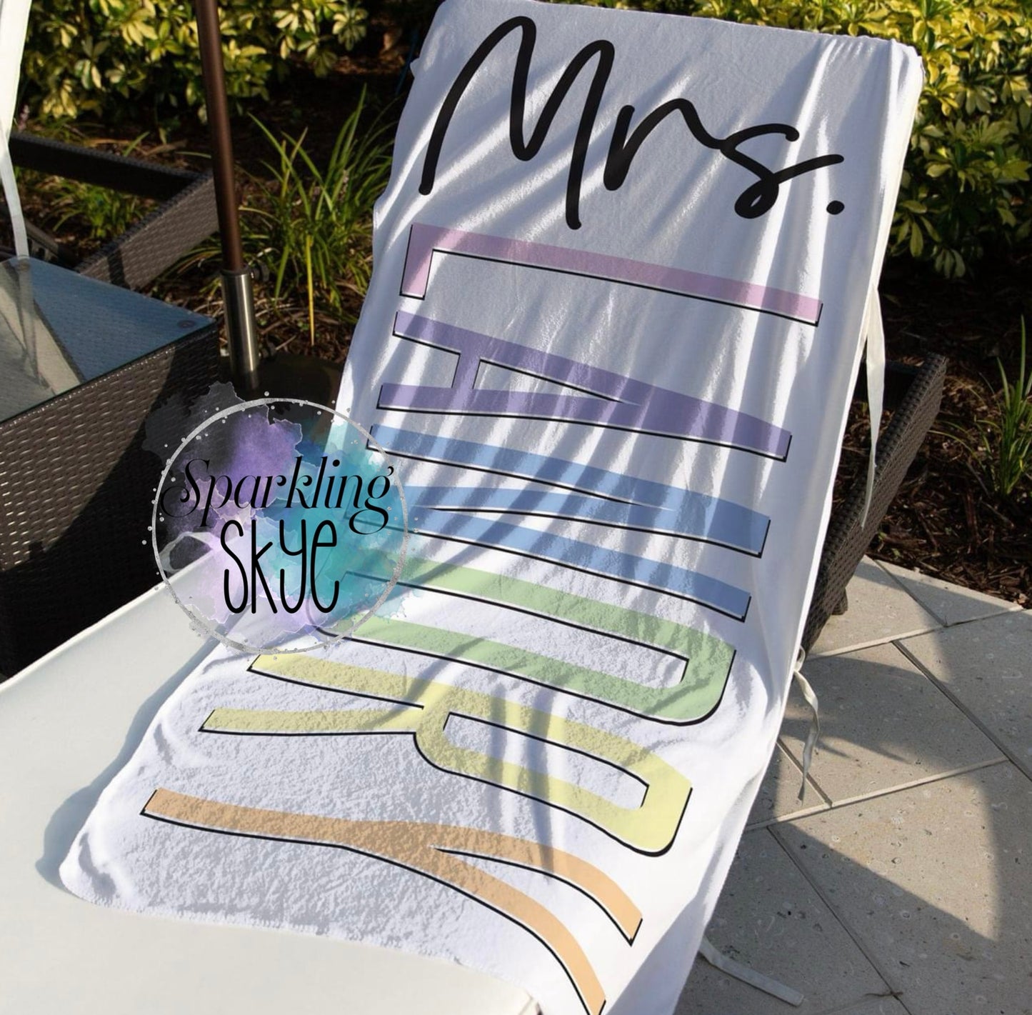 Mrs. Beach Towels