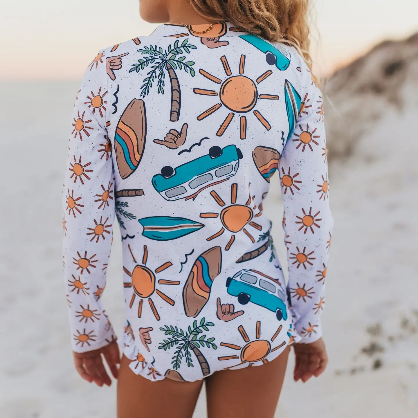 Surf Life Zip Rash Guard Swim