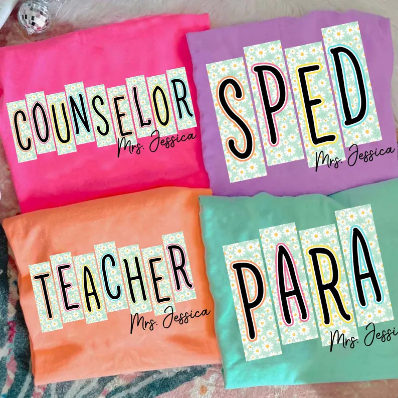School Position Tees (Comfort Colors) (Adult)