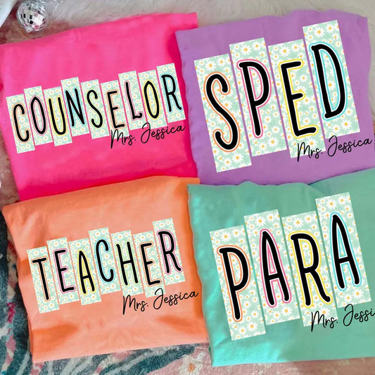 School Position Tees (Comfort Colors) (Adult)