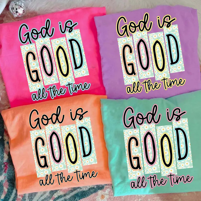 God is Good Tees (Comfort Colors) (Adult)