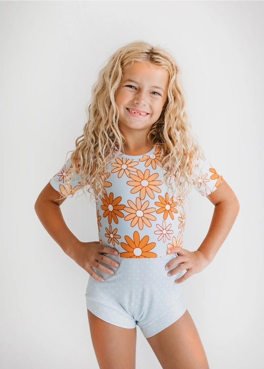 Retro Flower Leotards