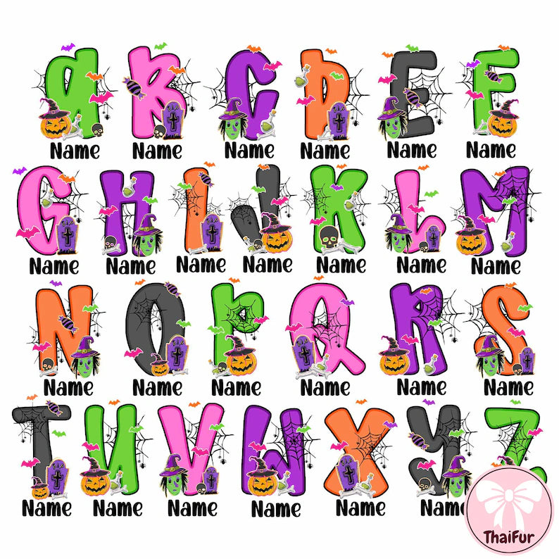 Letter/Name Tote Bag