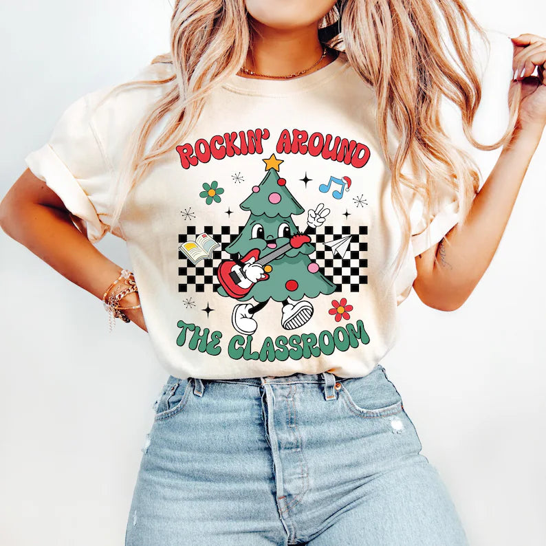 Rockin’ Around The Classroom Tee (Adult)