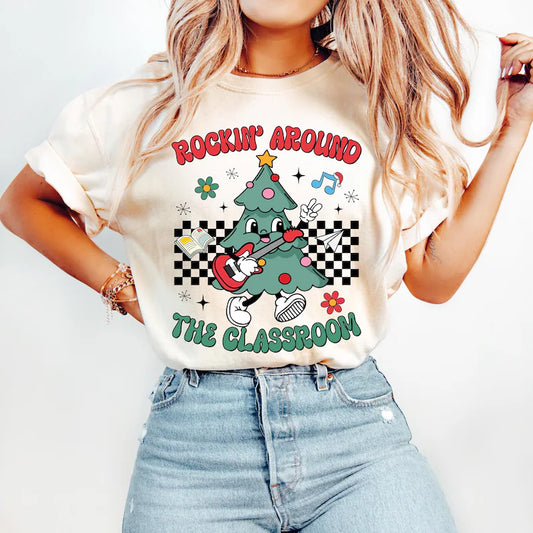 Rockin’ Around The Classroom Tee (Adult)