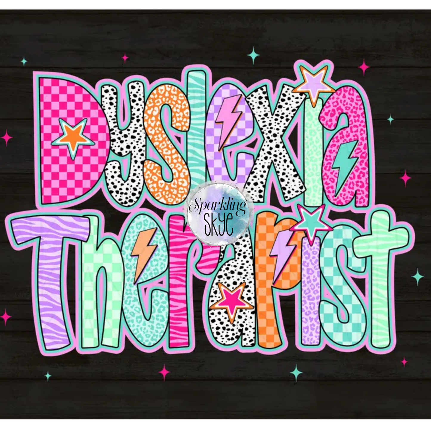 Dyslexia Therapist Tee (Adult)