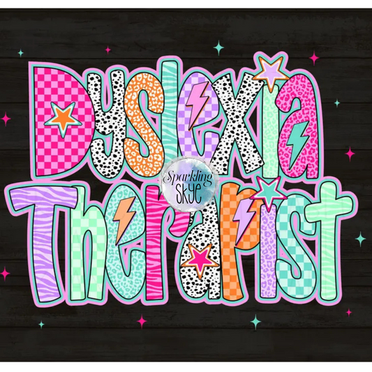 Dyslexia Therapist Tee (Adult)