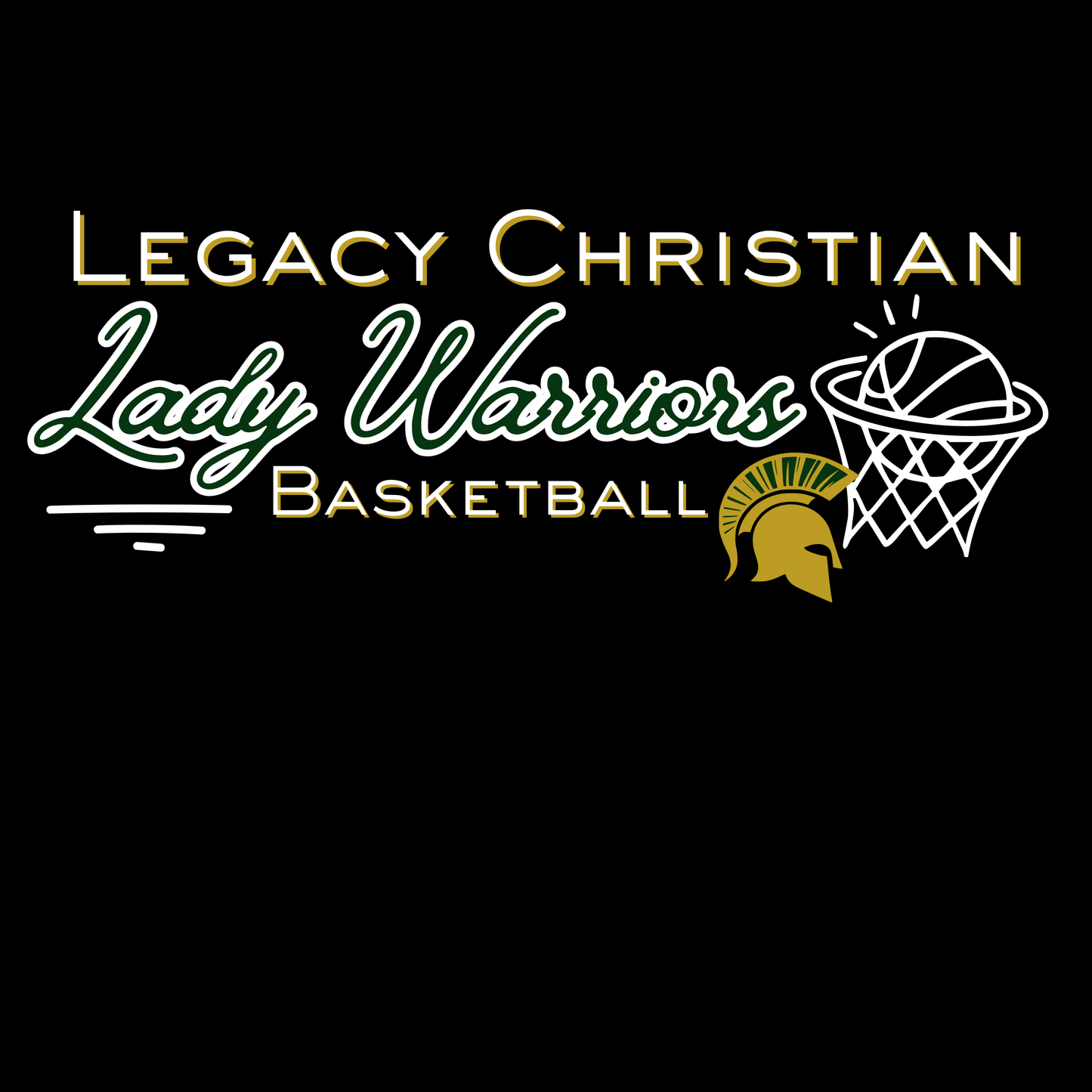 Lady Warrior Basketball 25/26 Tees (Youth & Toddler Sizes)