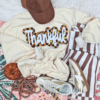 Very Thankful Patch Tee (Adult)