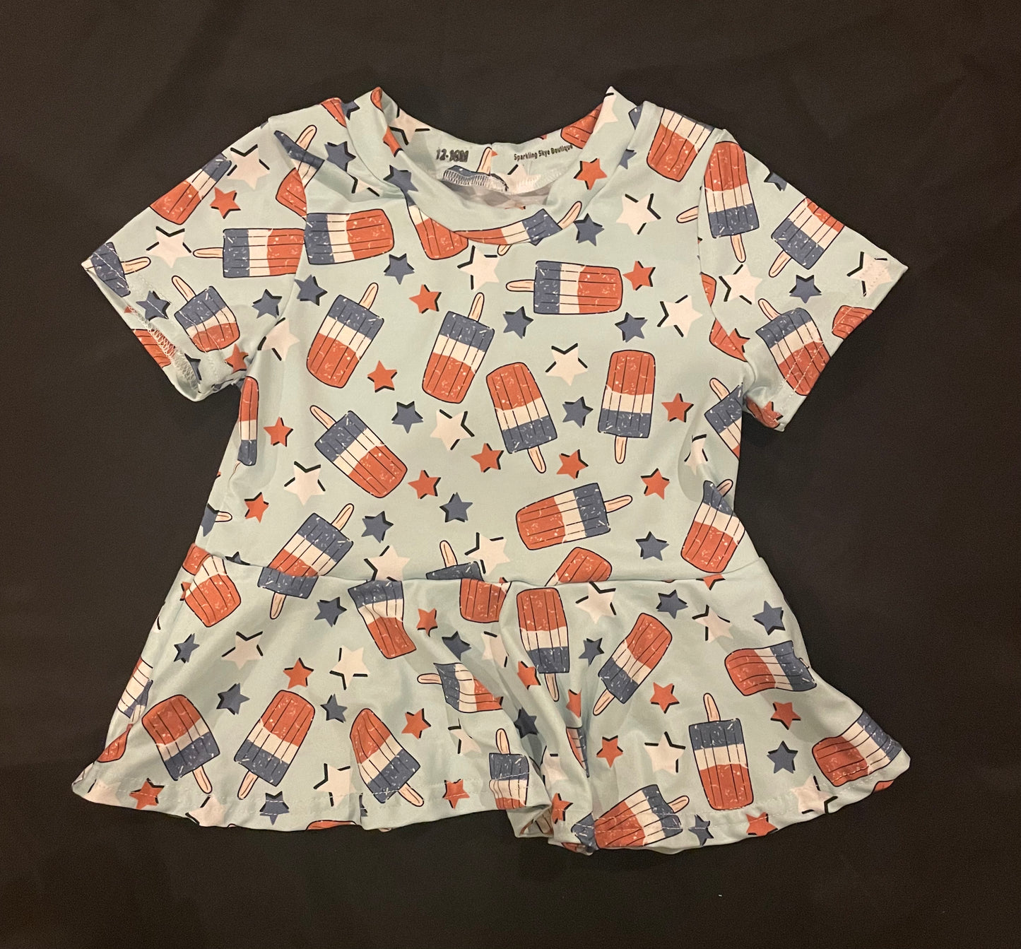 Bomb Pop Peplum
