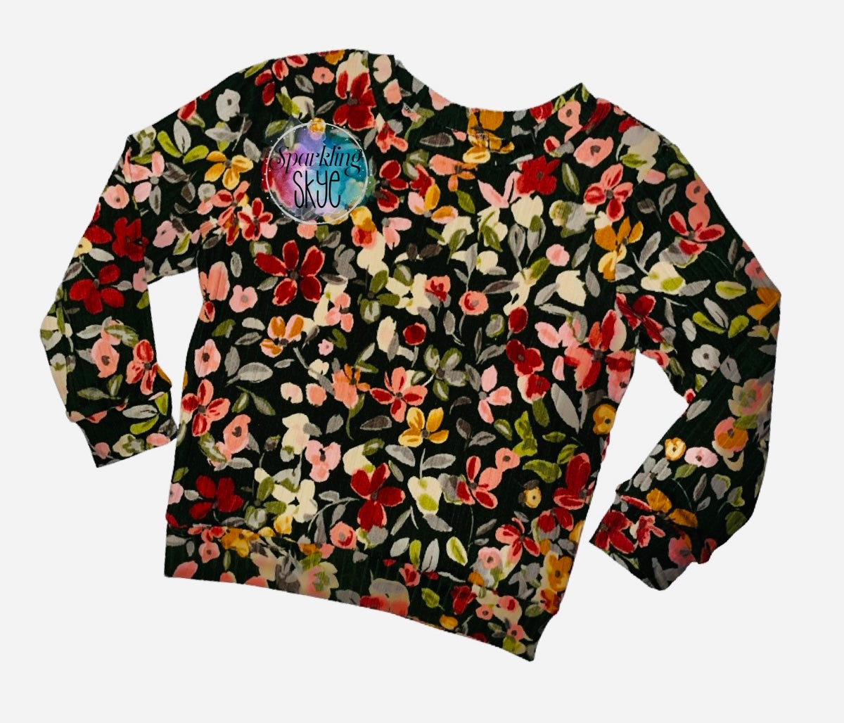 Fall Floral Sweater